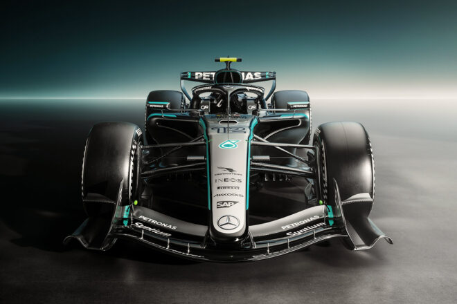 メルセデスの2026年型マシン『W17』のレンダリング画像