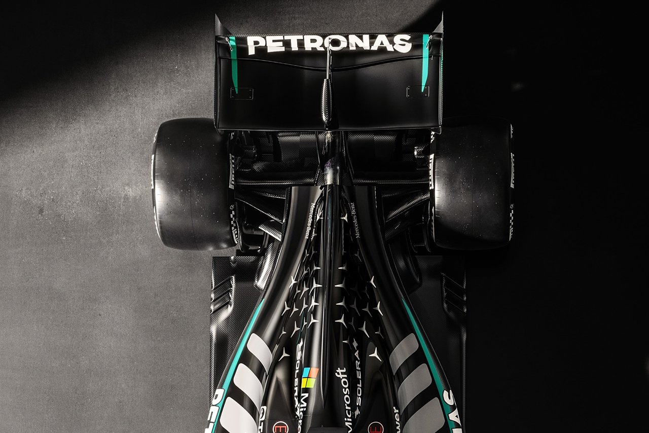 メルセデスの2026年型マシン『W17』のレンダリング画像