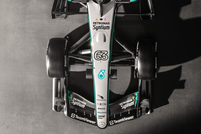 メルセデスの2026年型マシン『W17』のレンダリング画像