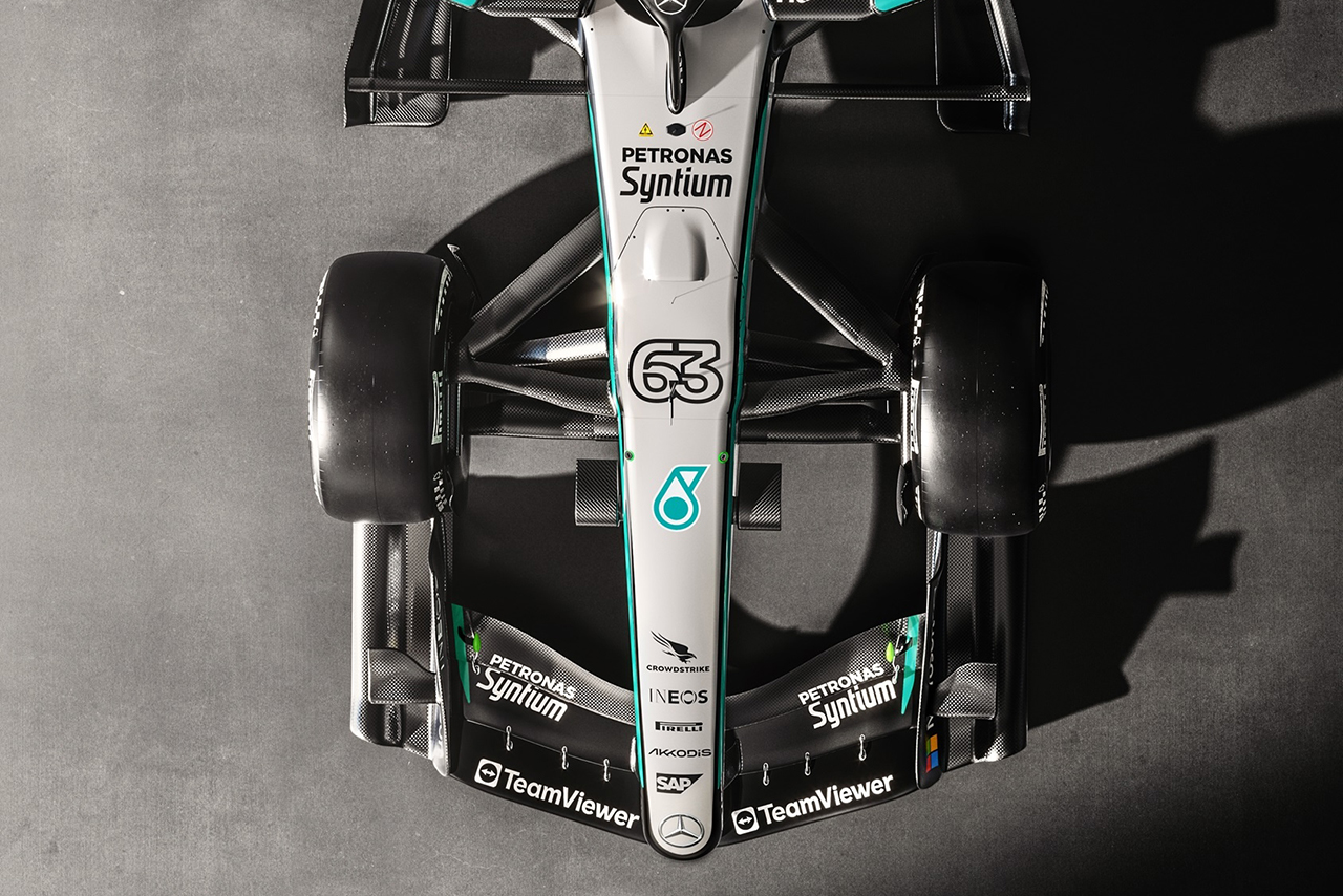 メルセデスの2026年型マシン『W17』のレンダリング画像