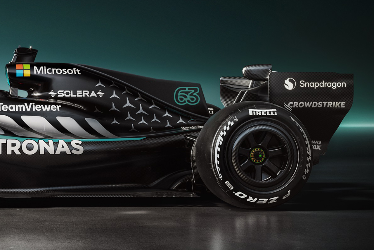 メルセデスの2026年型マシン『W17』のレンダリング画像