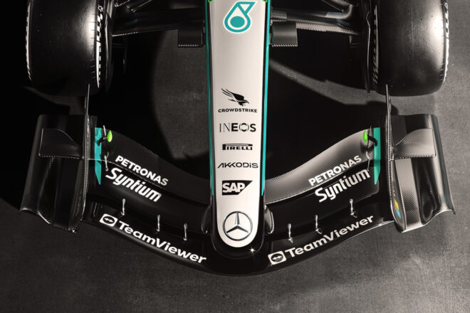 メルセデスの2026年型マシン『W17』のレンダリング画像