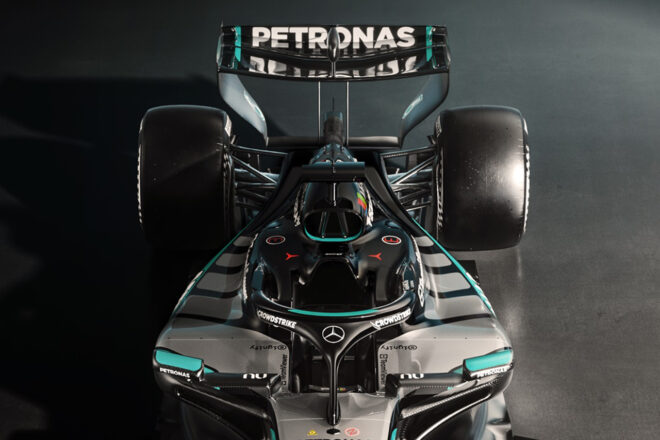 メルセデスの2026年型マシン『W17』のレンダリング画像