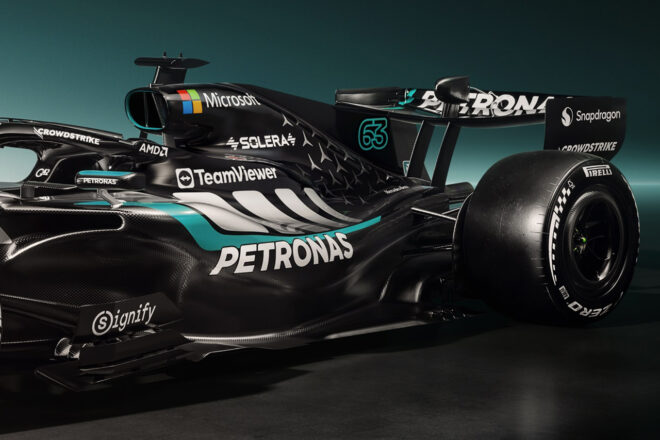 メルセデスの2026年型マシン『W17』のレンダリング画像