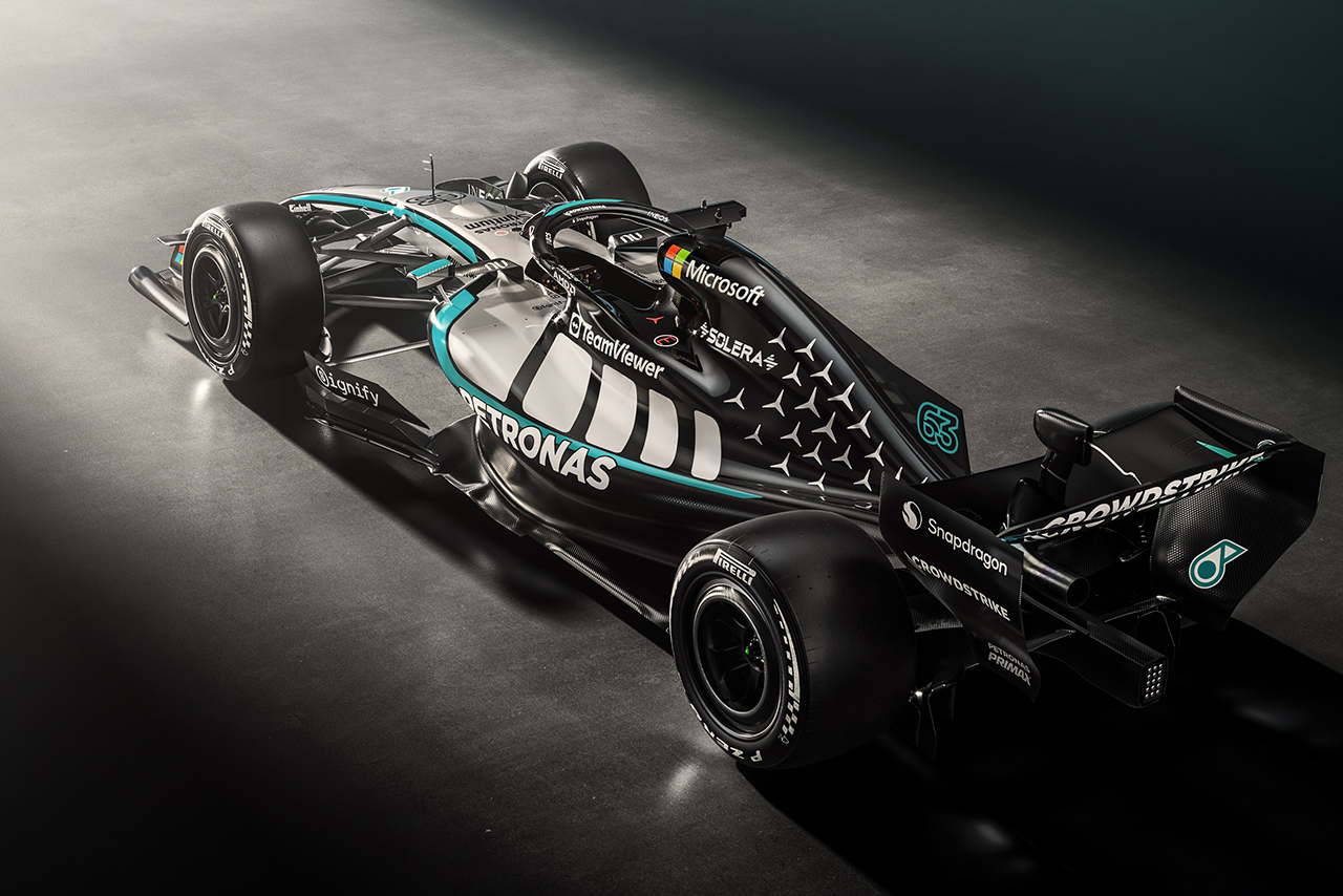 メルセデスの2026年型マシン『W17』のレンダリング画像