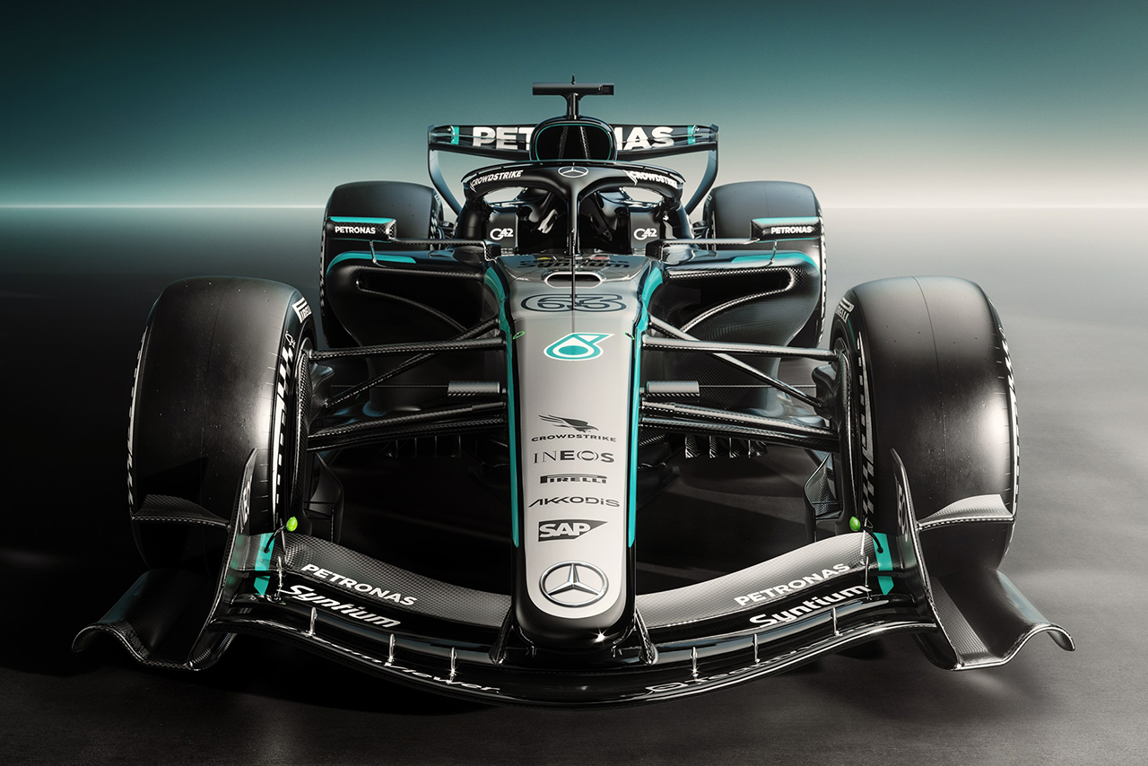 メルセデスの2026年型マシン『W17』のレンダリング画像