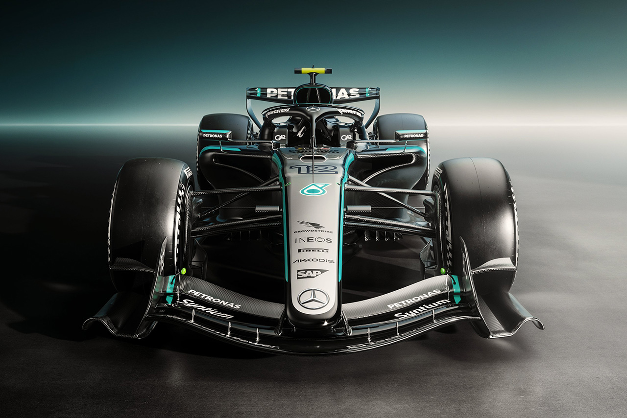 メルセデスの2026年型マシン『W17』のレンダリング画像
