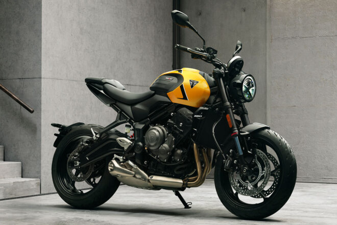 トライアンフ、『トライデント660』『タイガースポーツ660』の最新モデルを発表。エンジンを中心に大幅改良