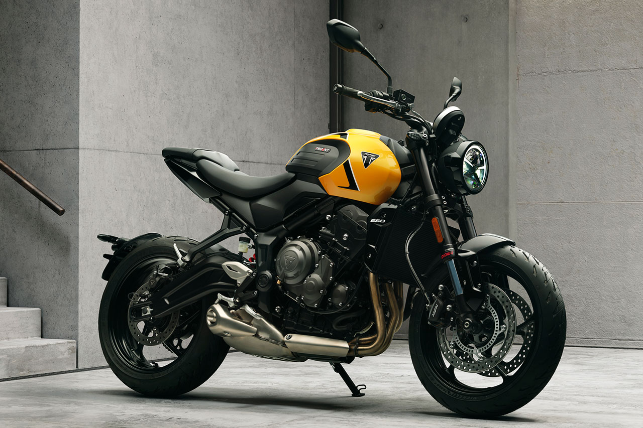 トライアンフ、『トライデント660』『タイガースポーツ660』の最新モデルを発表。エンジンを中心に大幅改良