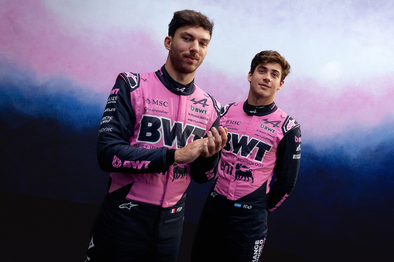 ピエール・ガスリーとフランコ・コラピント（アルピーヌ）