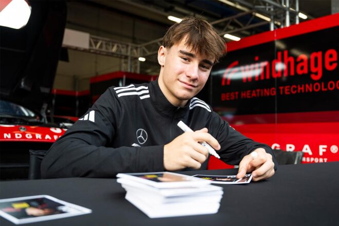 17歳でDTMに挑戦したメルセデスAMGジュニアドライバーのトム・カレンダーが語る1年目のDTMとスーパー耐久体験