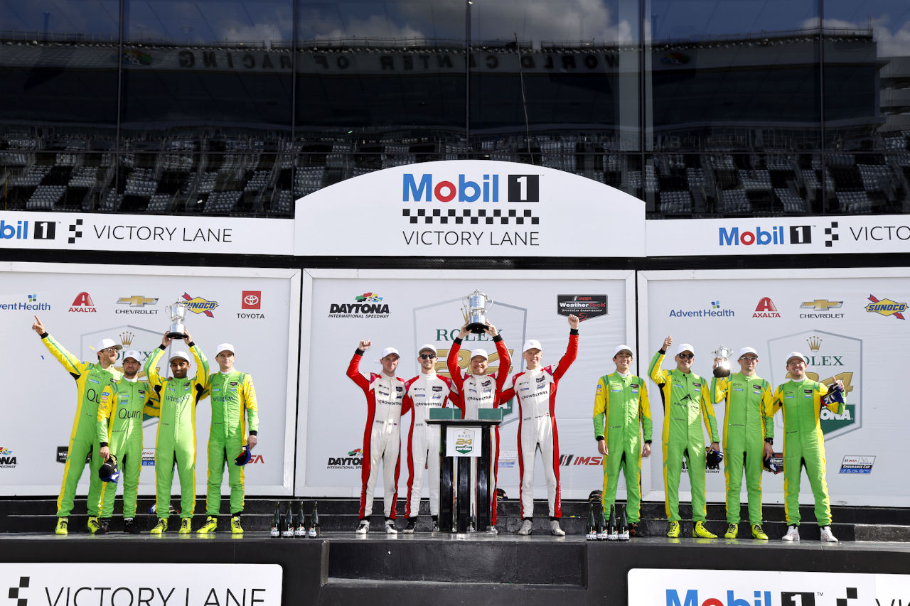 2度の惜敗を経てLMP2で待望のデイトナ制覇。「重荷から解放された」とジョージ・カーツ