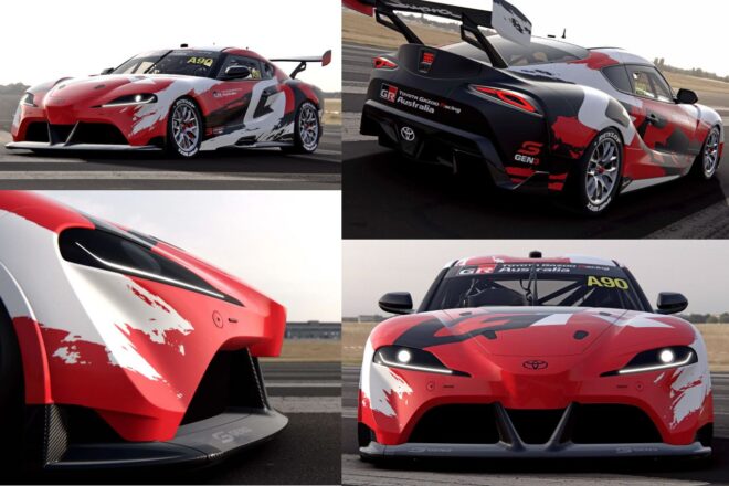 トヨタ、2026年型『GRスープラ・スーパーカー』の最終実戦モデル公開。ロバンペラも参戦に興味／RSC