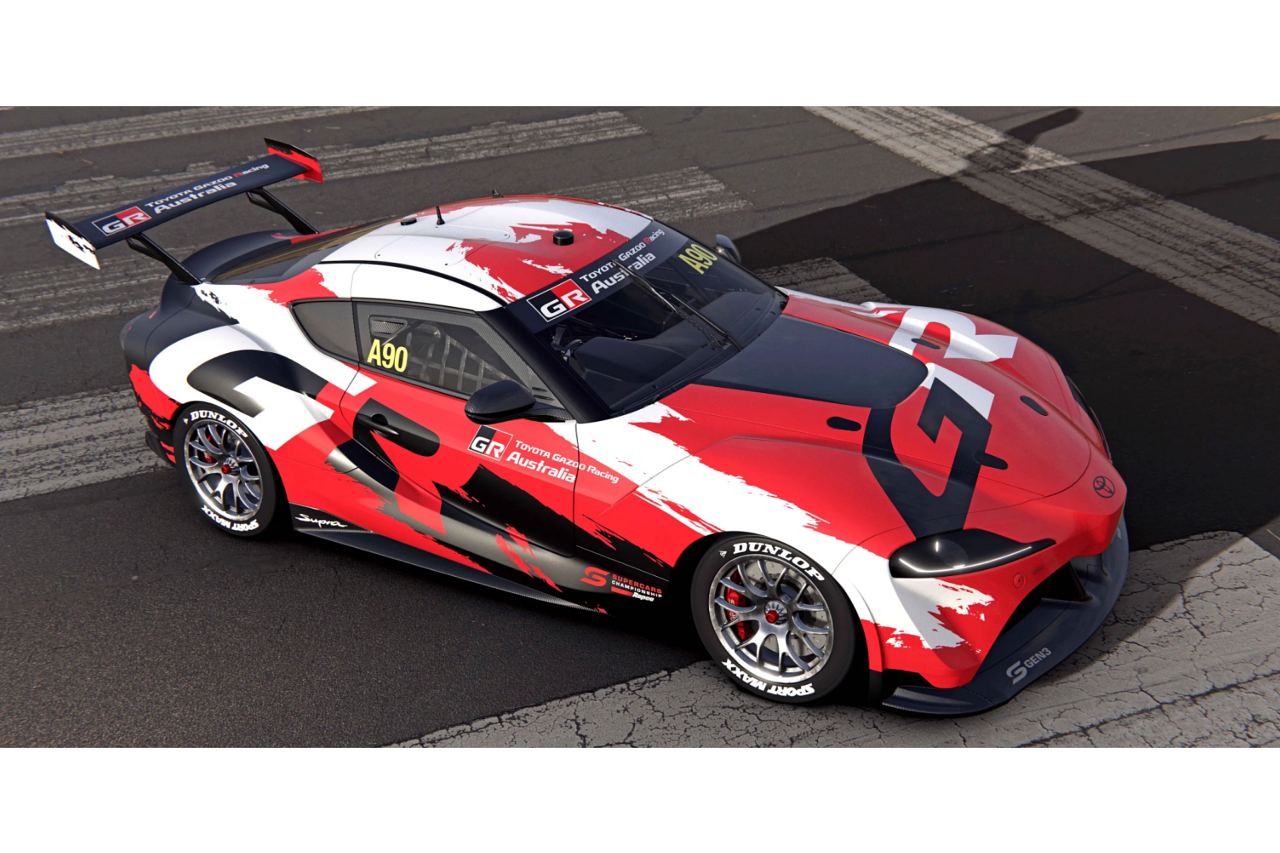 トヨタ、2026年型『GRスープラ・スーパーカー』の最終実戦モデル公開。ロバンペラも参戦に興味／RSC