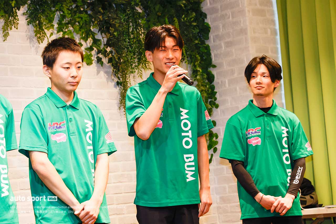 豊島怜が新加入！ ST600には若手が4人フル参戦。2026年も大所帯のMOTOBUM HONDAが体制発表