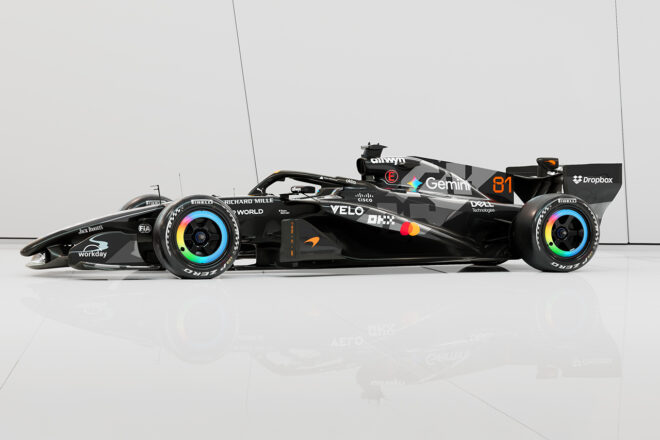 マクラーレンの2026年型マシン『MCL40』／バルセロナテスト用カラーリング