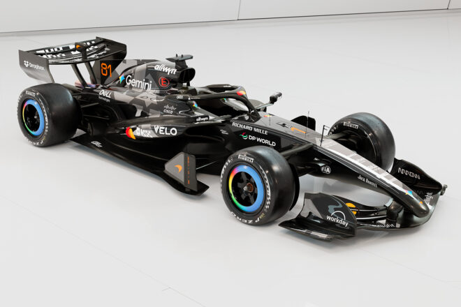 マクラーレンの2026年型マシン『MCL40』／バルセロナテスト用カラーリング