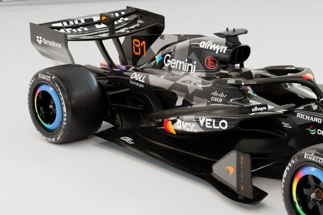 マクラーレンの2026年型マシン『MCL40』／バルセロナテスト用カラーリング