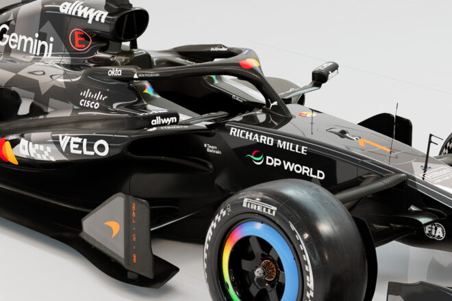マクラーレンの2026年型マシン『MCL40』／バルセロナテスト用カラーリング