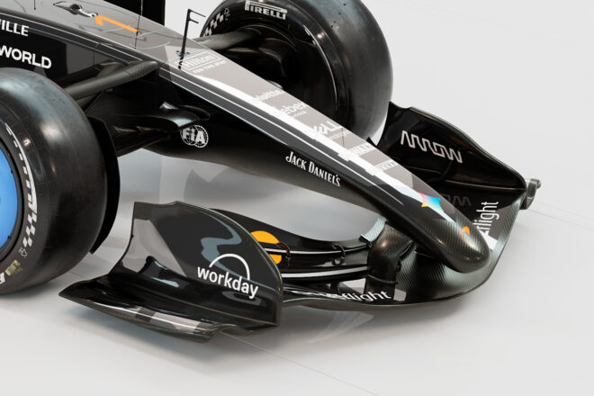 マクラーレンの2026年型マシン『MCL40』／バルセロナテスト用カラーリング