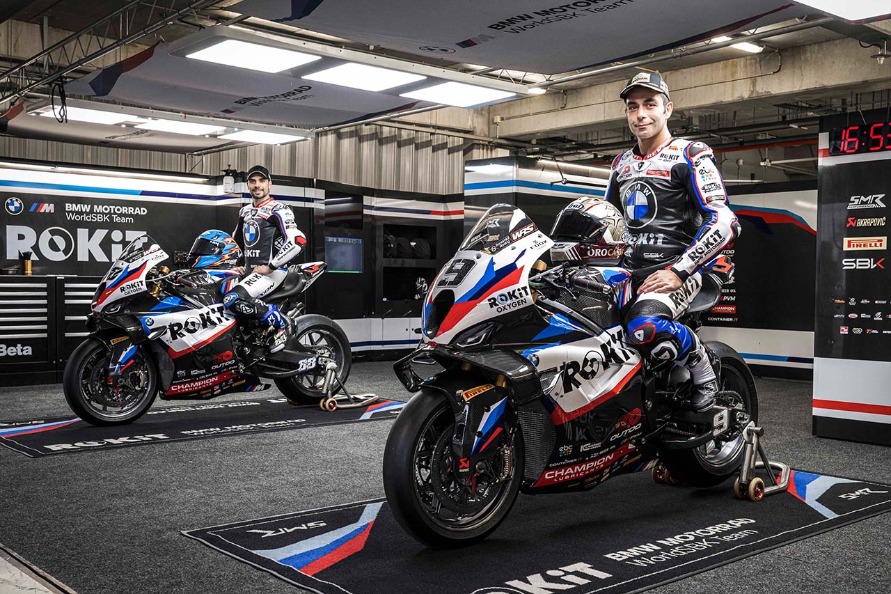 SBK：BMWが2026年仕様のM1000RRを披露。元MotoGPのオリベイラとペトルッチのコンビに一新