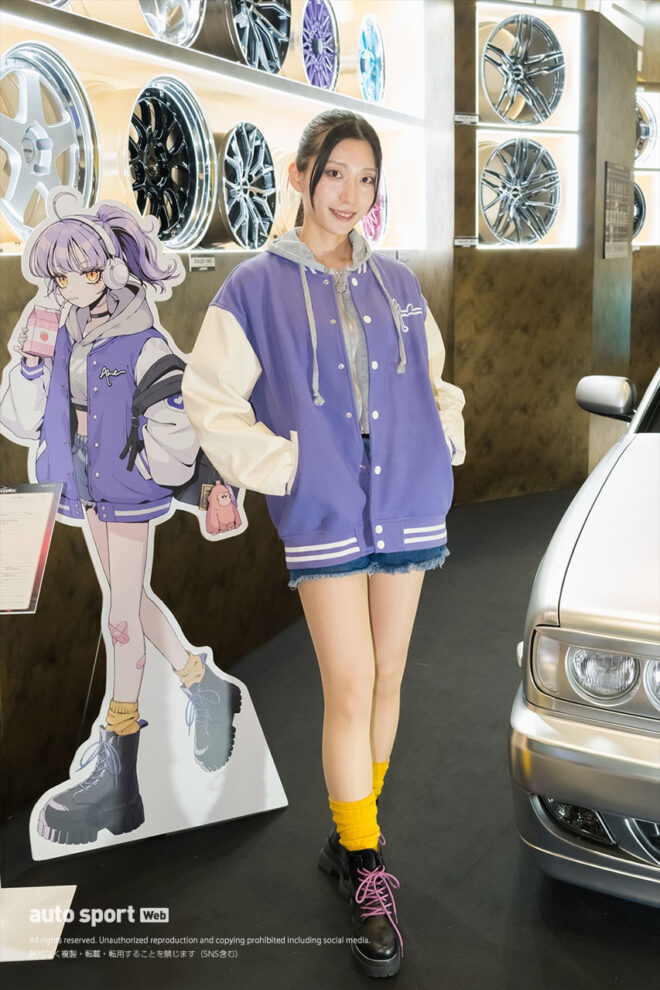 東京オートサロン2026ギャラリー 北野愛美／AME Wheels（共豊コーポレーション）