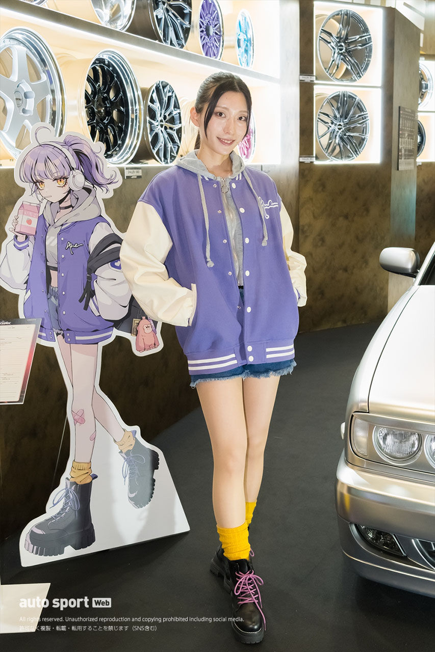 東京オートサロン2026ギャラリー 北野愛美／AME Wheels（共豊コーポレーション）
