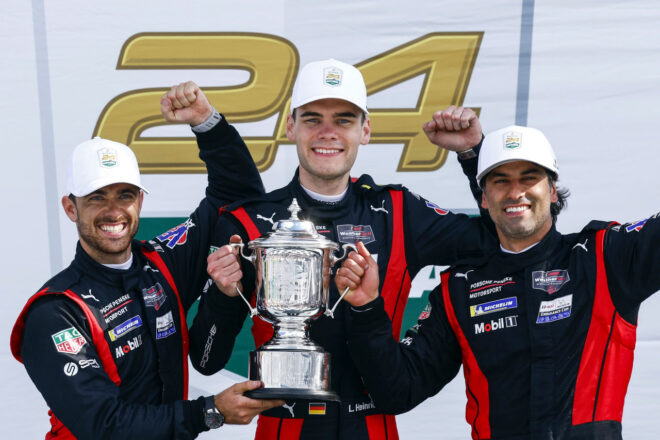 デイトナ優勝でポルシェの期待に応えた“新人”ハインリッヒ。「『正しい判断』だと証明することができた」