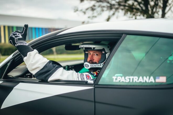 ベントレー×トラビス・パストラーナ、新型モデルによる映像作品『SUPERSPORTS: FULL SEND』を公開