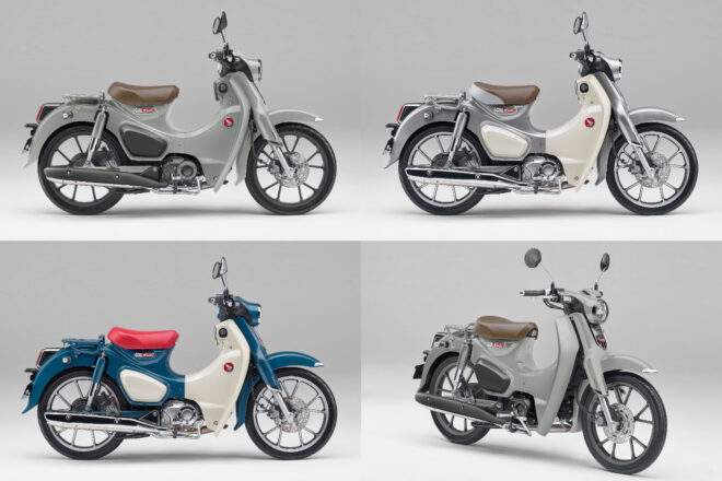 ホンダ、原付二種モデル『スーパーカブC125』と『ハンターカブ』に各2種類の新色を設定