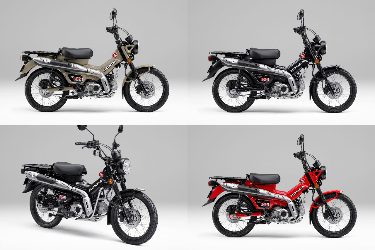 ホンダ、原付二種モデル『スーパーカブC125』と『ハンターカブ』に各2種類の新色を設定