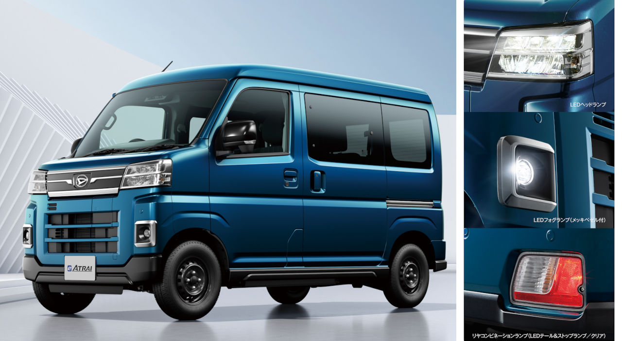 ダイハツが初の量産BEV『e-ハイゼット・カーゴ』を発売。乗商兼用『e-アトレー』やトヨタ版の『ピクシス・バン』も登場