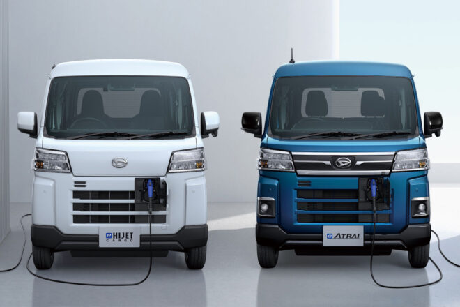 ダイハツが初の量産BEV『e-ハイゼット・カーゴ』を発売。乗商兼用『e-アトレー』やトヨタ版の『ピクシス・バン』も登場