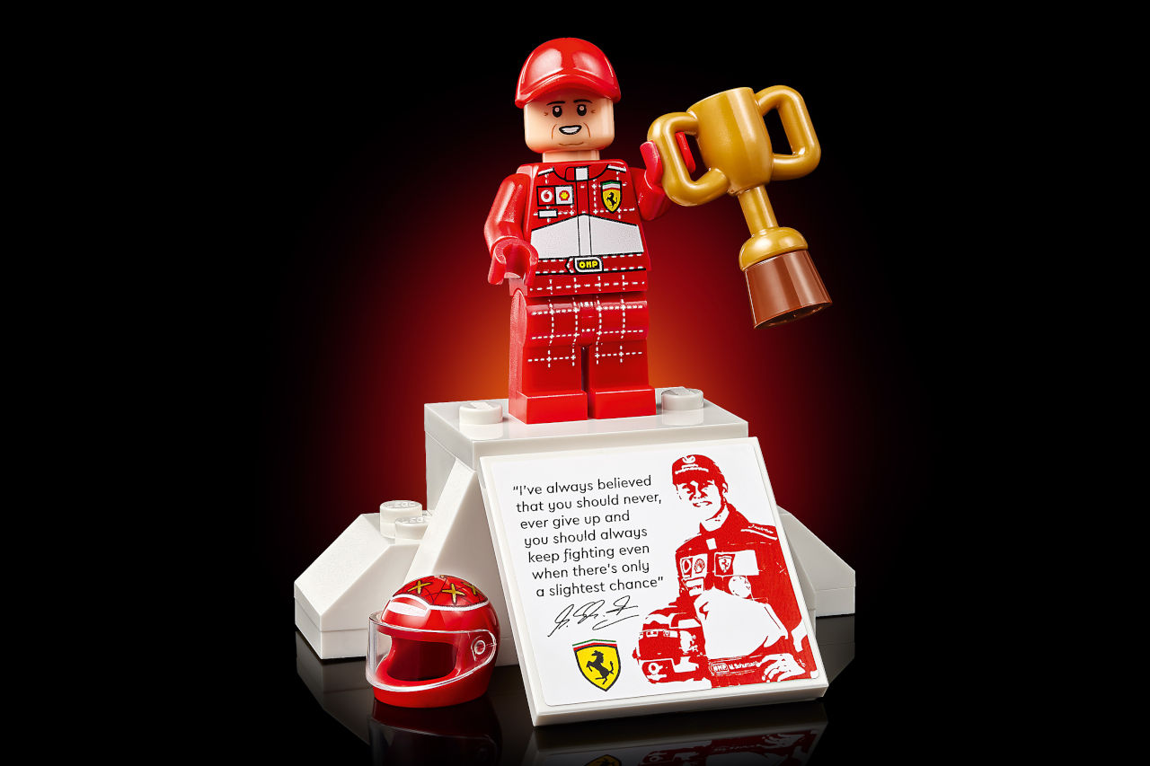 皇帝シューマッハーとフェラーリの伝説が“大人レゴ”で蘇る。LEGO×F1シリーズ最新作が3月1日発売へ