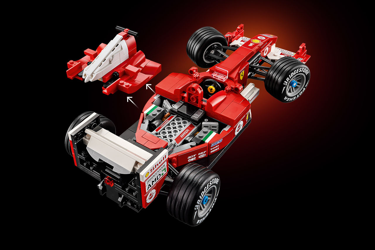 皇帝シューマッハーとフェラーリの伝説が“大人レゴ”で蘇る。LEGO×F1シリーズ最新作が3月1日発売へ