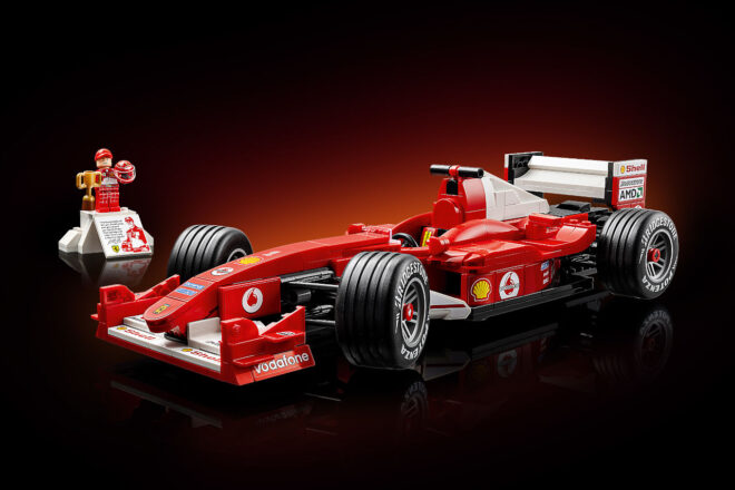 皇帝シューマッハーとフェラーリの伝説が“大人レゴ”で蘇る。LEGO×F1シリーズ最新作が3月1日発売へ