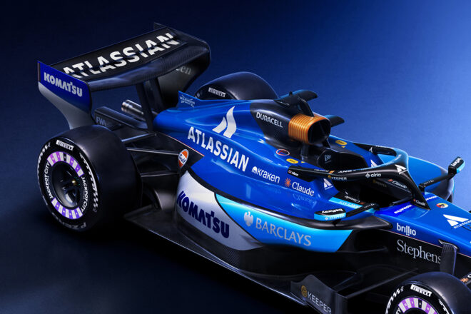 ウイリアムズの2026年型マシン『FW48』のカラーリング