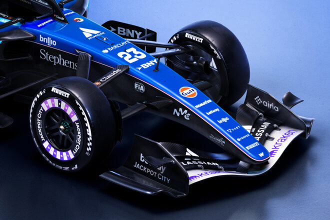 ウイリアムズの2026年型マシン『FW48』のカラーリング