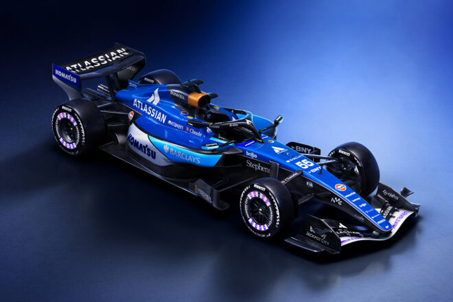 ウイリアムズの2026年型マシン『FW48』のカラーリング