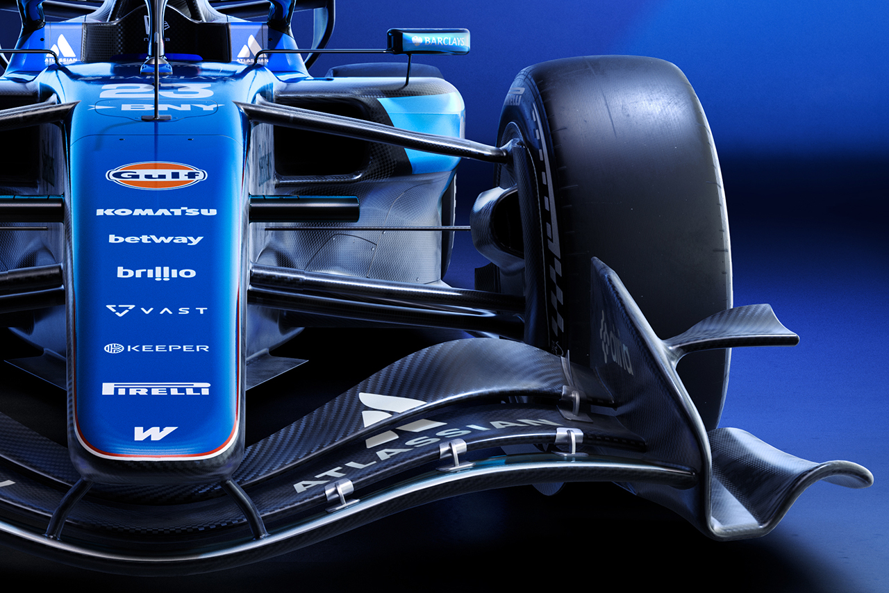 ウイリアムズの2026年型マシン『FW48』のカラーリング