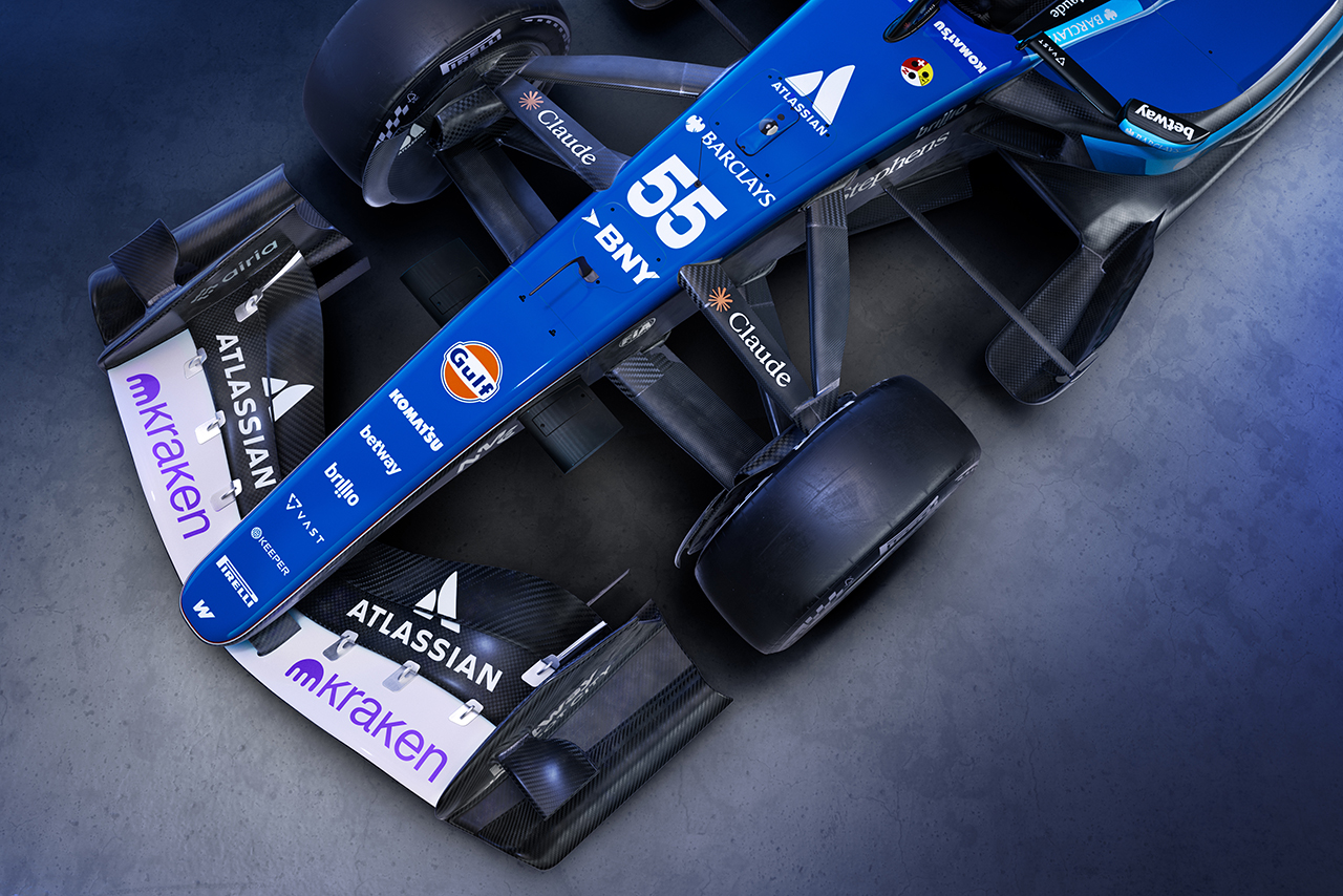 ウイリアムズの2026年型マシン『FW48』のカラーリング