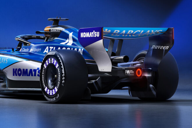ウイリアムズの2026年型マシン『FW48』のカラーリング