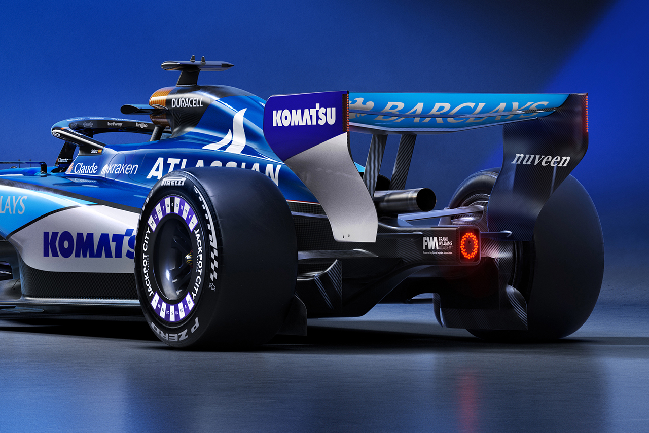 ウイリアムズの2026年型マシン『FW48』のカラーリング
