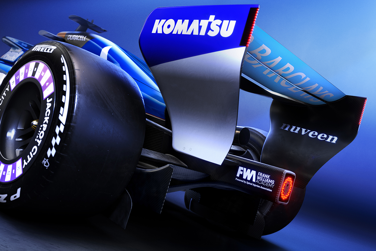 ウイリアムズの2026年型マシン『FW48』のカラーリング
