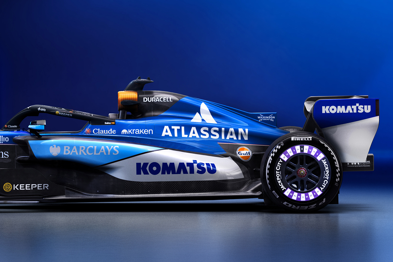 ウイリアムズの2026年型マシン『FW48』のカラーリング