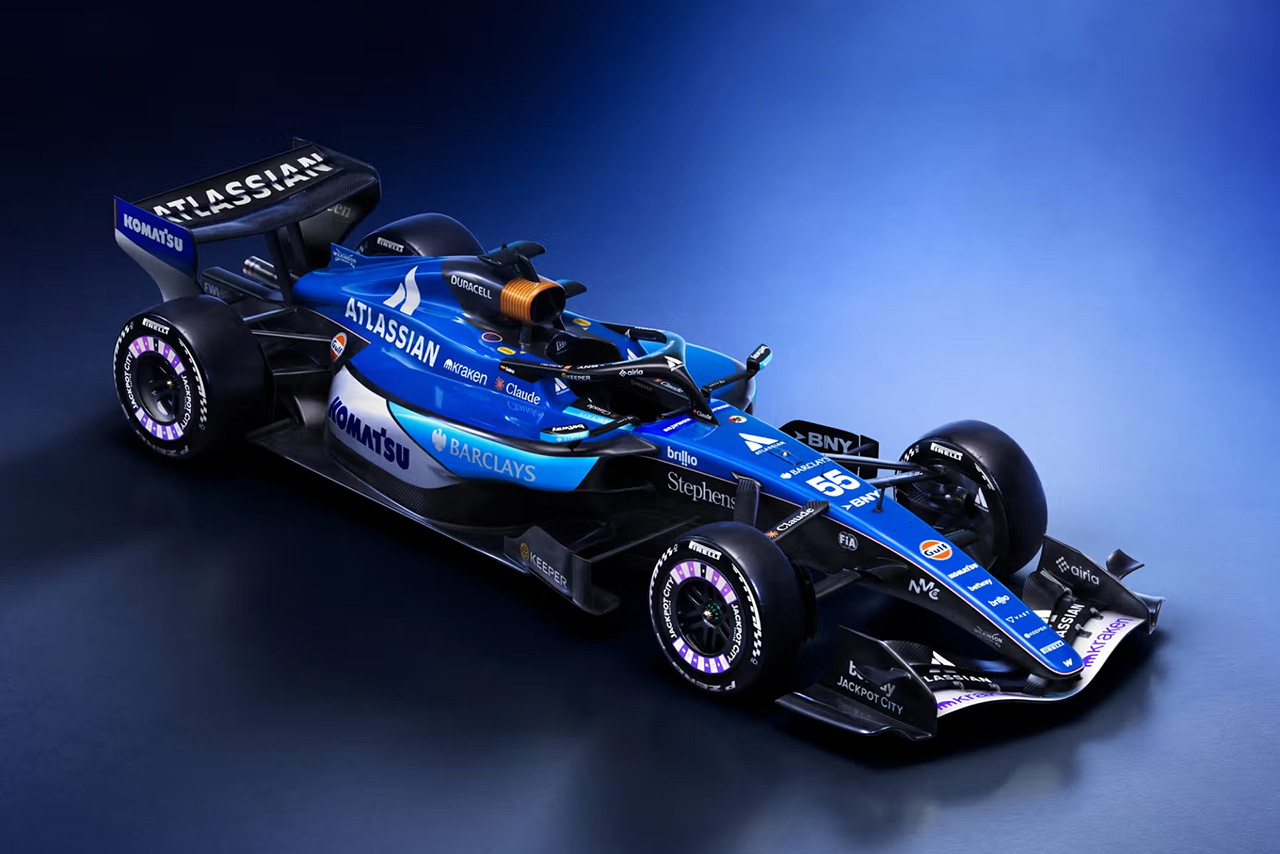 ウイリアムズの2026年型マシン『FW48』のカラーリング