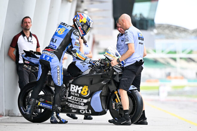 M.マルケスが121日ぶり走行で首位発進。転倒クアルタラロは骨折により初日で離脱／MotoGPマレーシア公式テスト