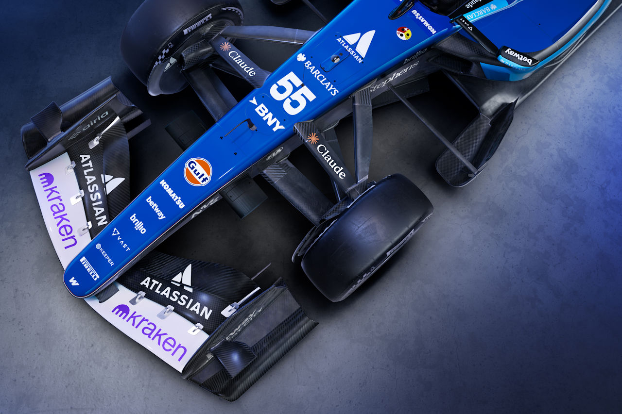 ウイリアムズの2026年型マシン『FW48』のカラーリング