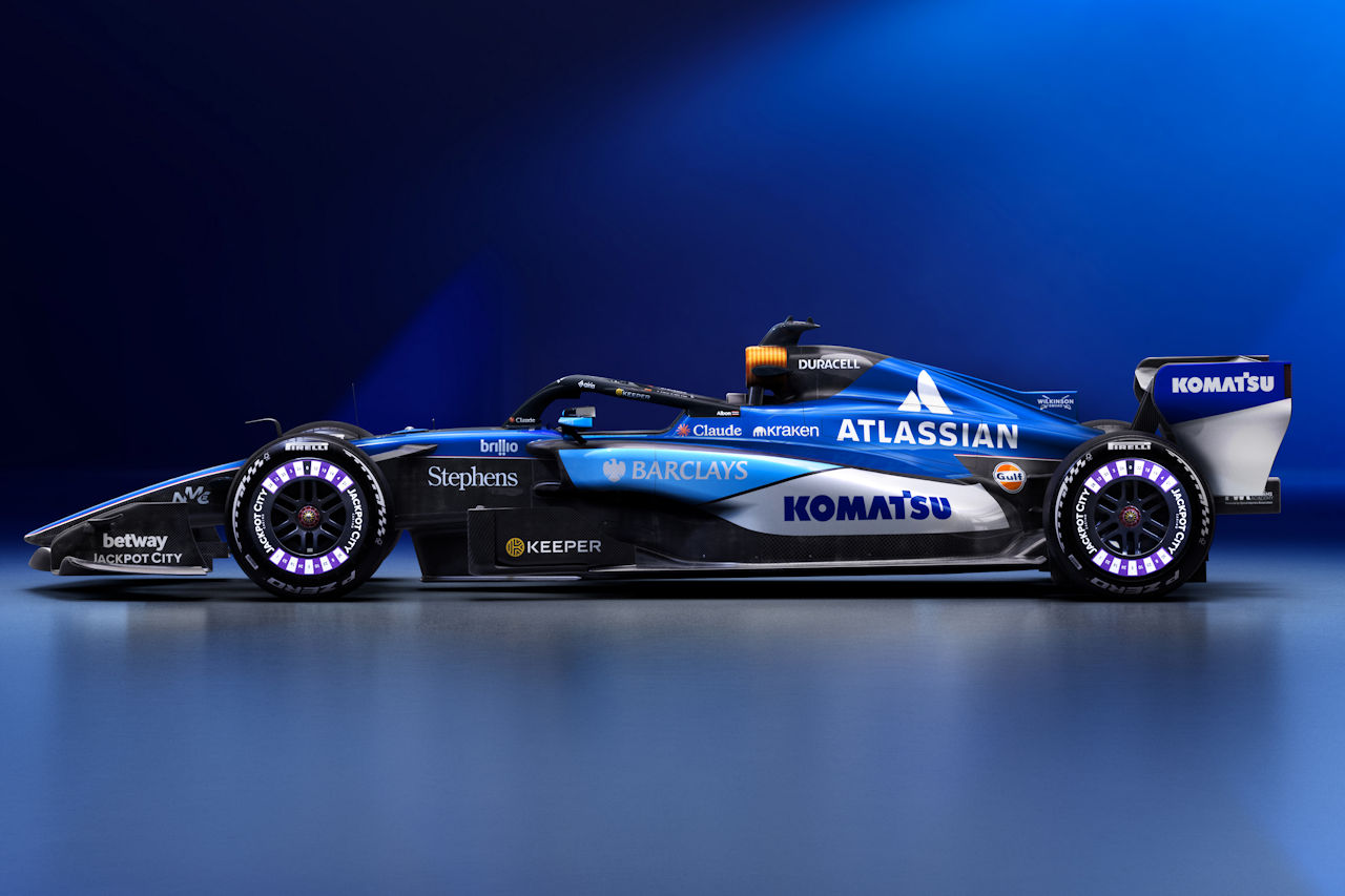 ウイリアムズの2026年型マシン『FW48』のカラーリング