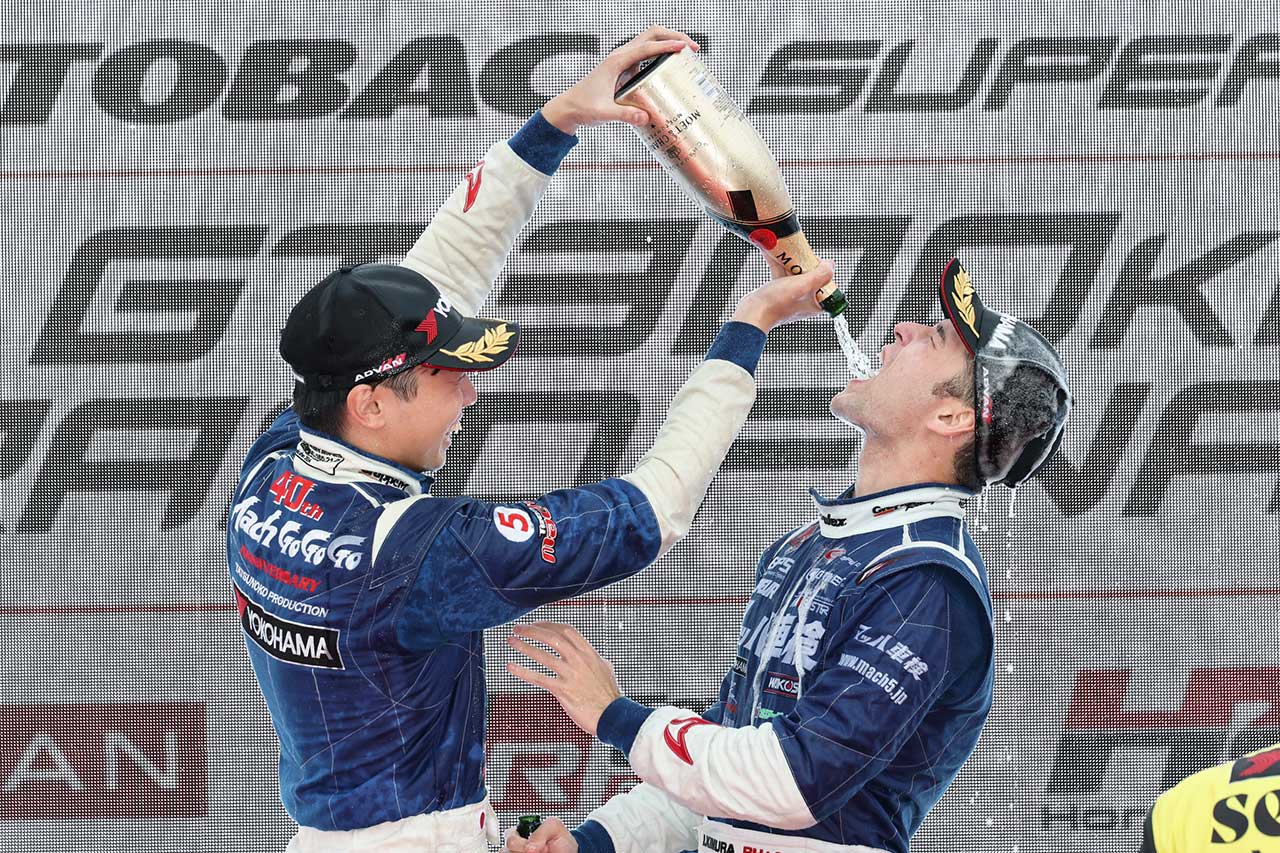 塩津佑介／木村偉織（マッハ車検 エアバスター MC86 マッハ号）